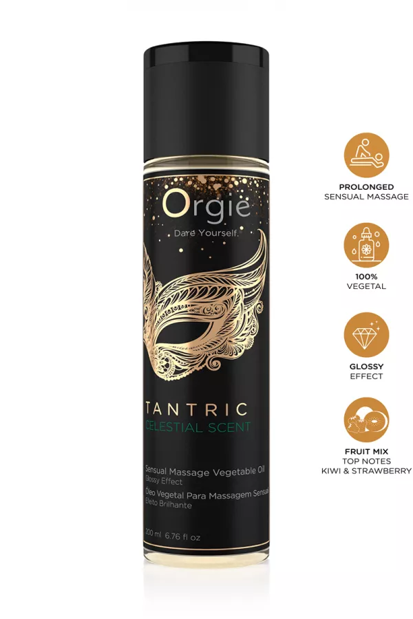 Huile de massage "Tantric Celestial Scent" - Orgie - Sexshop Tentations