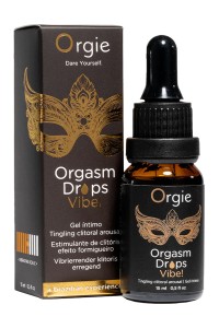 Gel eccitazione di Clitoris Orgasm Drops Vibe 15ml