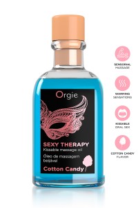 Olio da massaggio baciabile allo zucchero filato Sexy Therapy