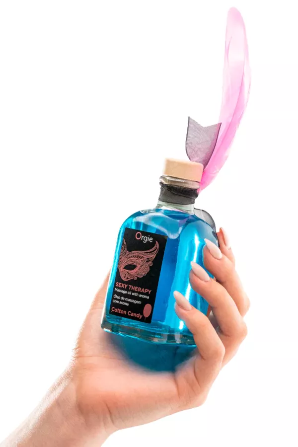 Clutching massage oil Sexy Therapy candyfloss