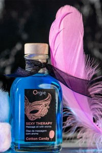 Olio da massaggio baciabile allo zucchero filato Sexy Therapy