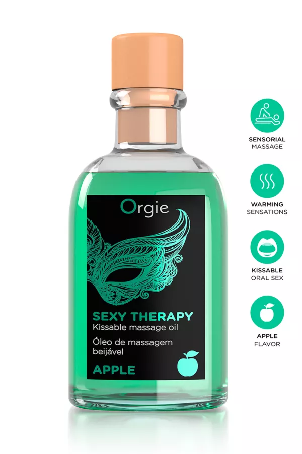 Clutching massage oil Sexy Therapy Apple