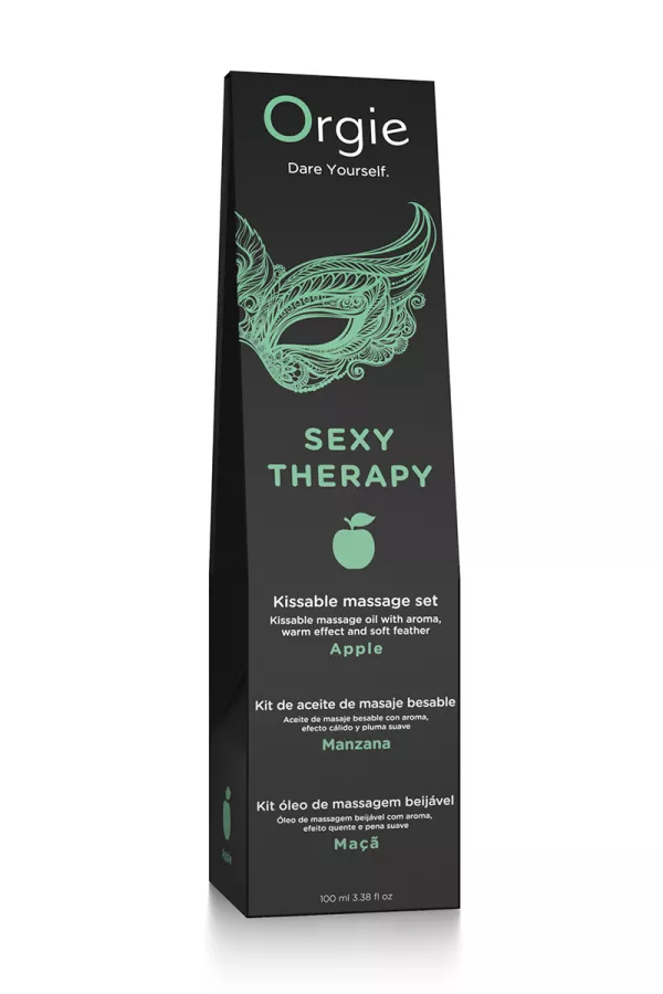 Huile de massage embrassable Sexy Therapy Pomme