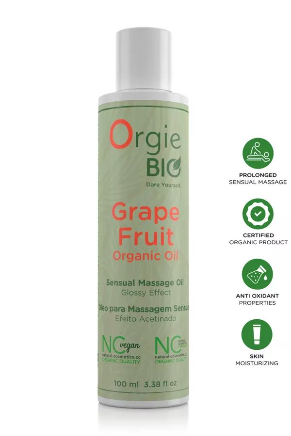 Bio massage oil in grapefruit