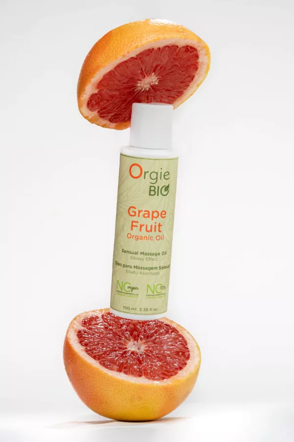 Bio massage oil in grapefruit