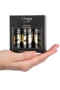 Coffret 3 huiles de massage "Sensuel Tantric" - Orgie - Sexshop Tentations