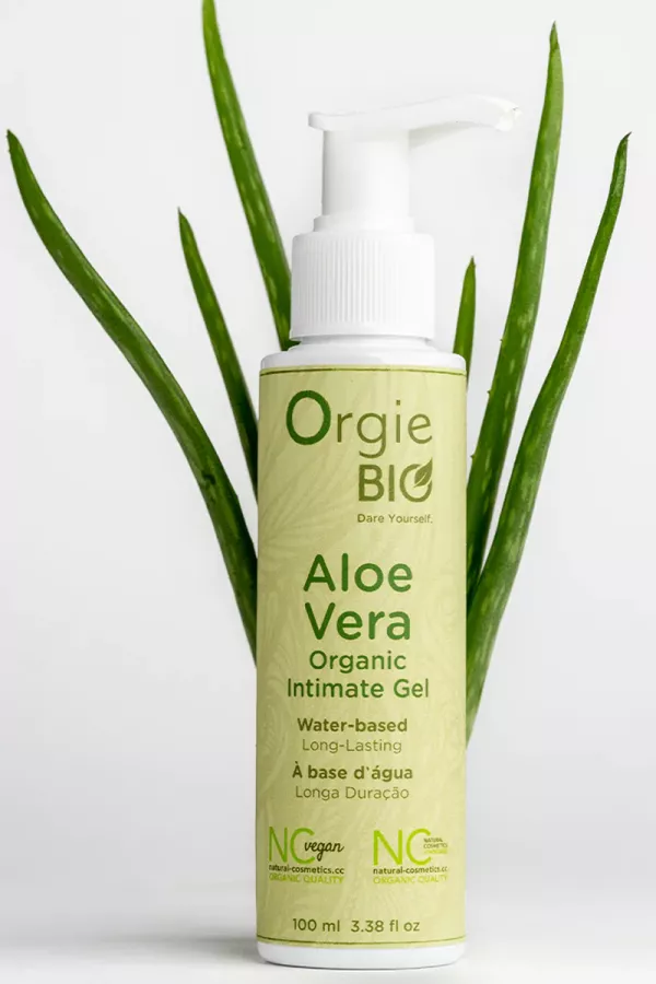 Gel Intime Bio à Base dEau à l'Aloe Vera