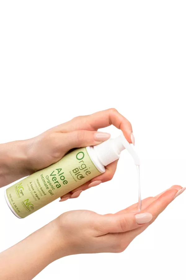 Gel intimo biologico a base acqua con Aloe Vera