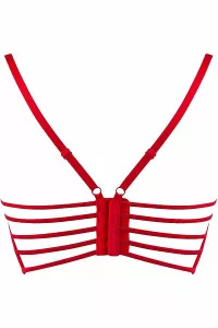 Soutien-gorge dentelle rouge V-9691 - Axami