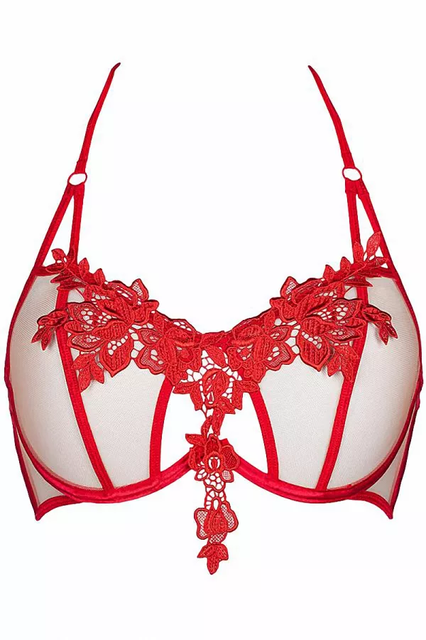 Soutien-gorge rouge V-8861 - Axami