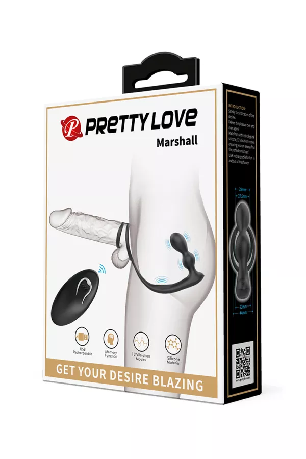 Stimulateur de prostate et cockring Marshall