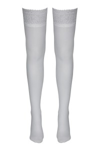 White Self-fixing stockings