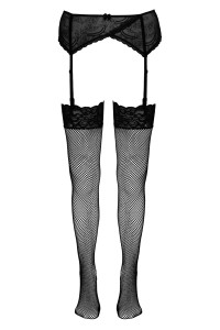 Black mesh stockings