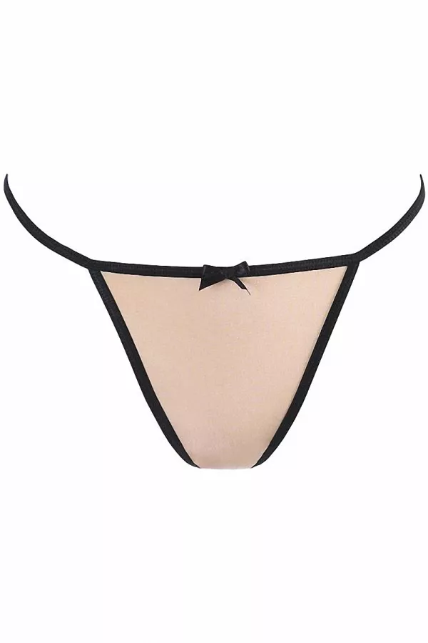 Nuisette en jersey beige V-10539 - Axami