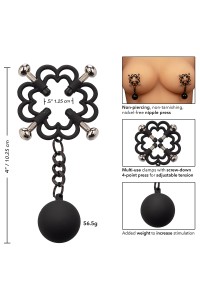 Weighted nipple clamps