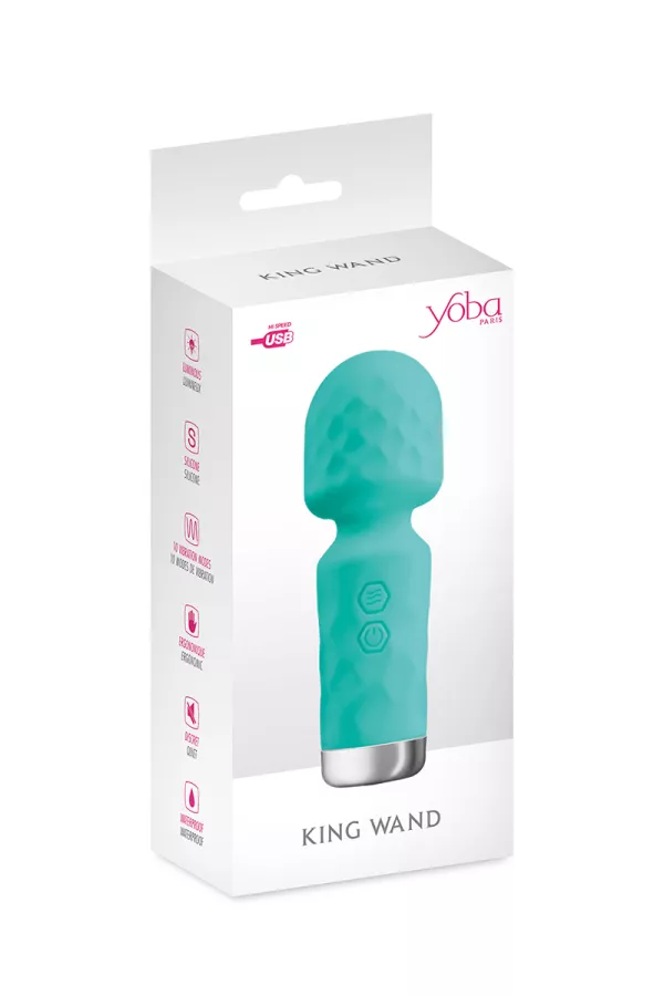 Mini Green King Wand vibrator