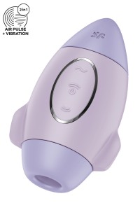 Stimulateur sans contact et vibrant Mission Control - Satisfyer