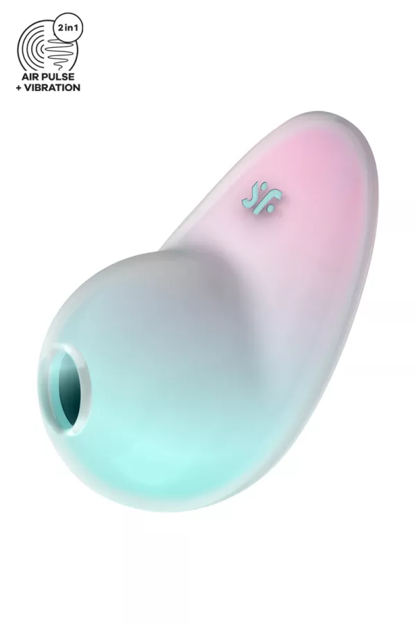 Stimulator Pixie Staub gepulste Luft und Vibrationen - pink und mint