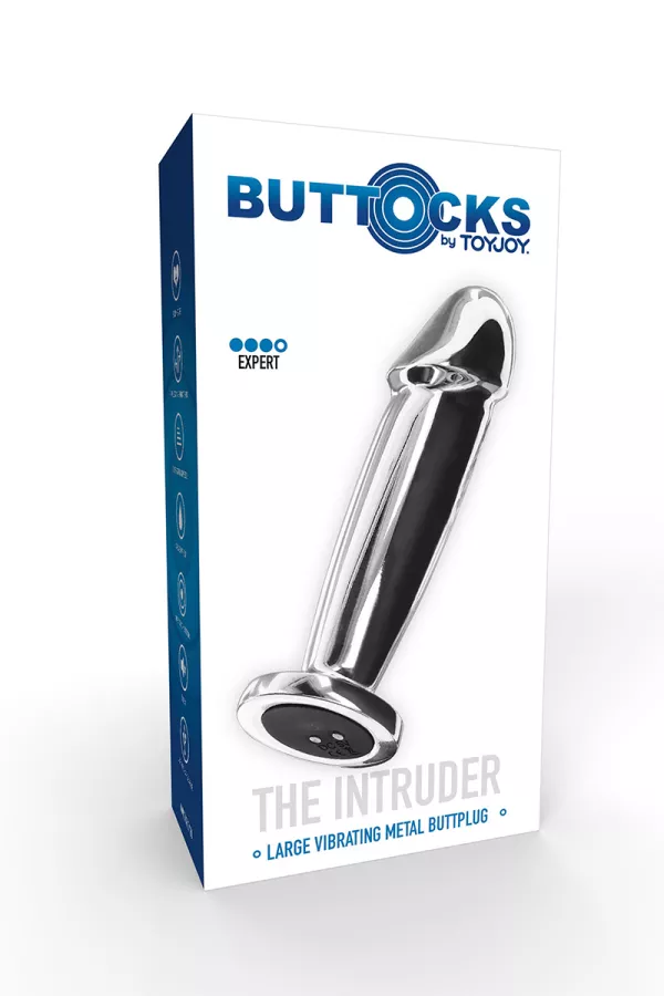 Metal vibrating plug The Intruder