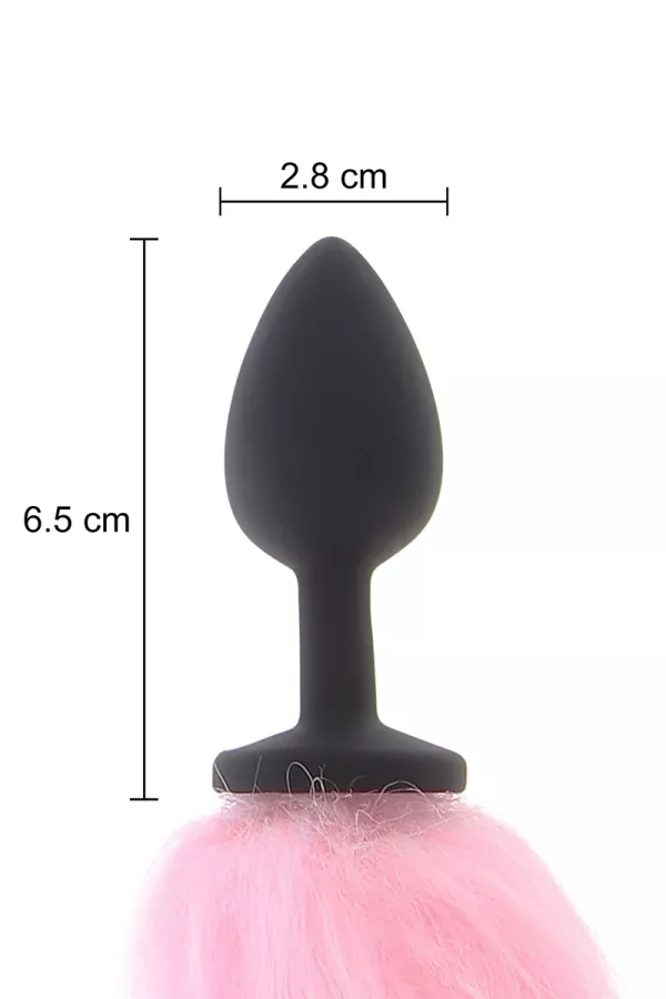 Licorn anal plug with light tail