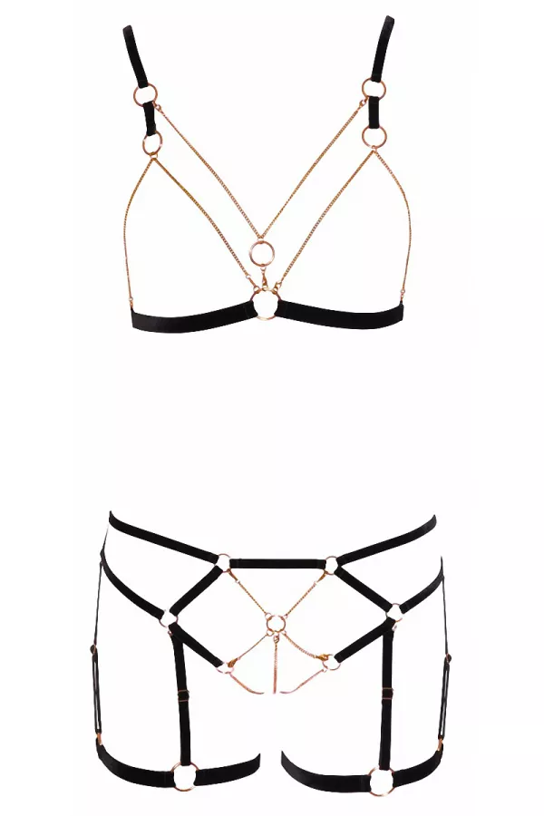 2-teiliges Schmuck-Harness-Set