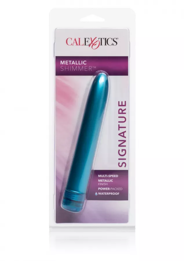 Vibratore Metallic Shimmer blu