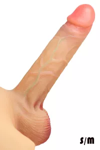 Rubber with realistic dildo