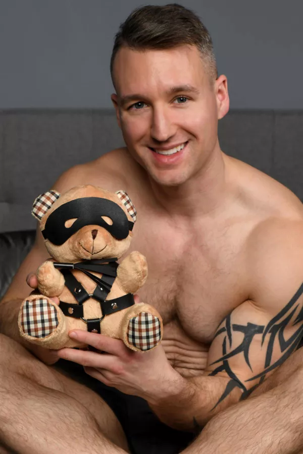 BDSM plush bears with martinet