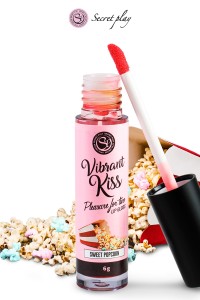 Stimulating lip shine - popcorn