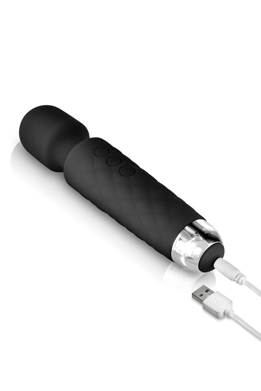 Vibro Love Wand rechargeable black - Yoga | Tentations.ch