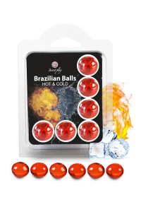 6 Brazillian balls warm & cold effect