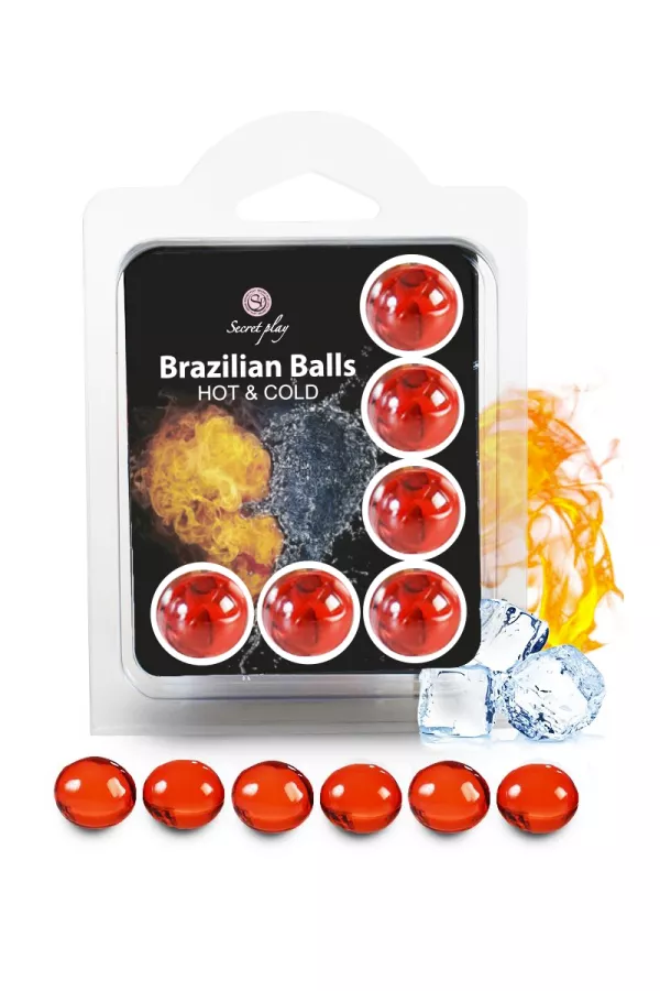 6 Brazillian balls effet chaud & froid