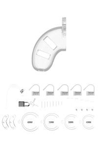 9cm chastity cage with plug - ManCage 10