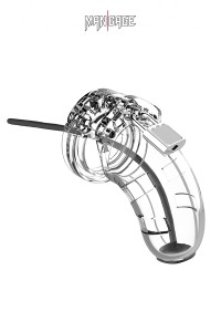 Chastity cage 6.5cm with urethra plug - ManCage 15