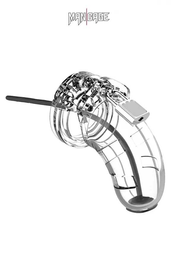 Chastity Käfig 6.5cm mit Harnröhrenstecker - ManCage 15