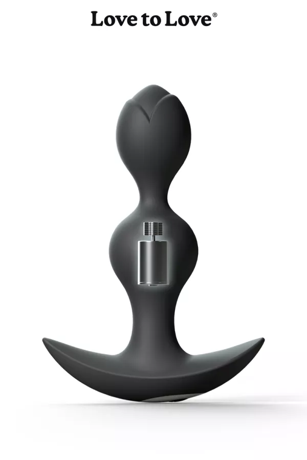 Plug anal vibrant Twinny Bud noir