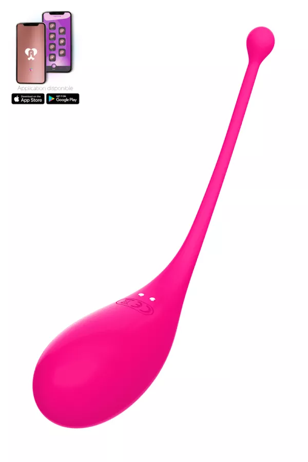 Vibrating egg connected Pink palpitation