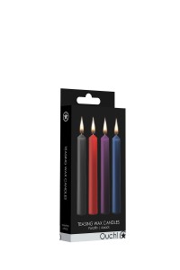 4 candele SM colorate