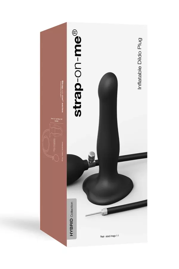 Dildo plug gonflable - Strap-On-Me