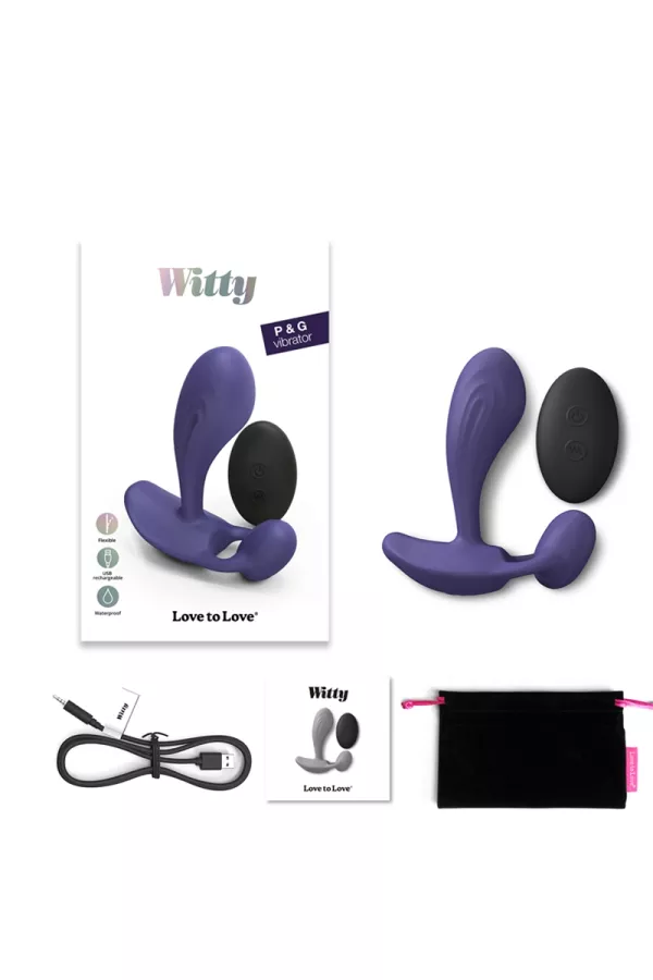 Double Stimulator remote controlled Witty