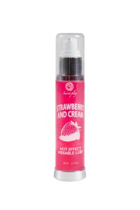 Lubricant warming taste strawberry Chantilly