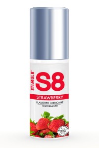 Lubrifiant S8 parfumé fraise 125ml