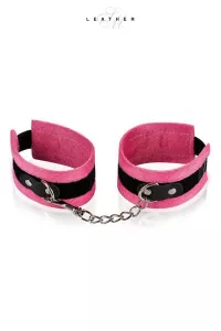 Cuffs pink and black