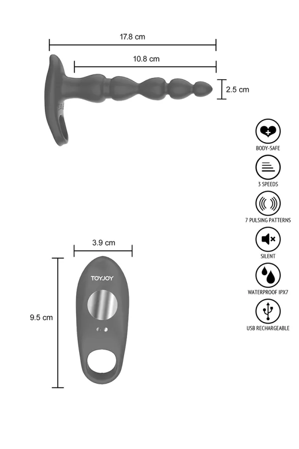 Vibro per doppia penetrazione Elixer