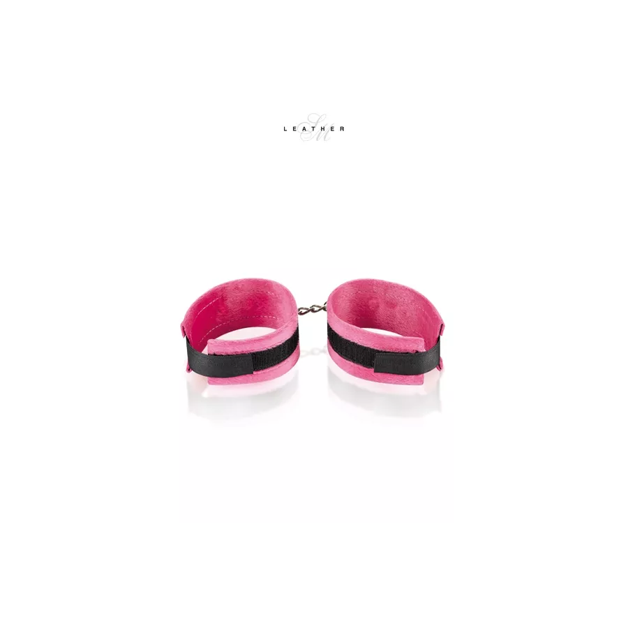 Cuffs pink and black