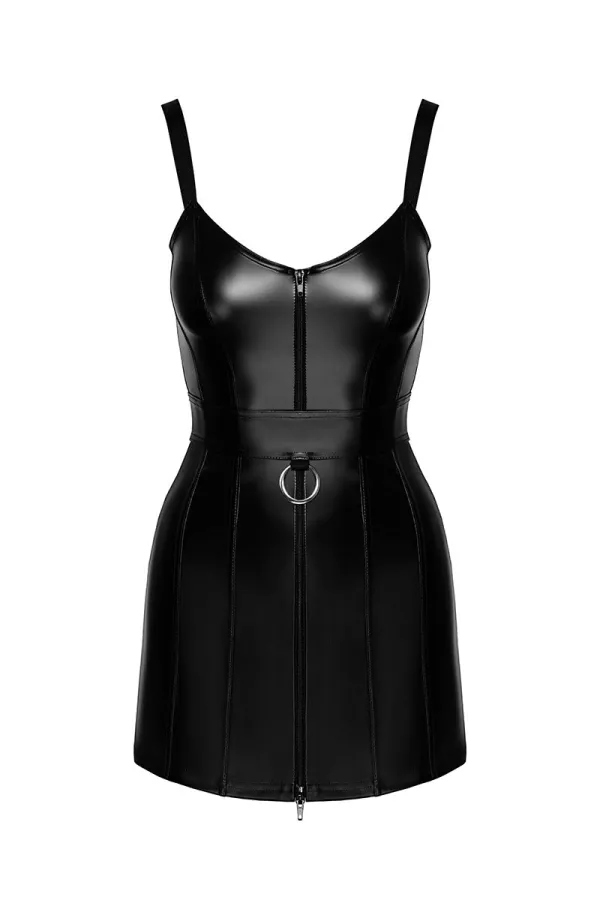 Minikleid Starlet mit Ring F320 wetlook