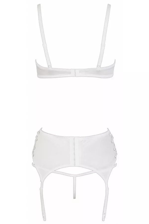 Set lingerie 3 camere bianche aperte