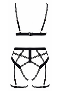 BDSM Dessous Set schwarzer Harness