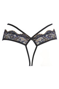 String dentelle Noir V-10368 - Axami