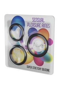 Kit 3 Sensual Pleasure Rings cockrings